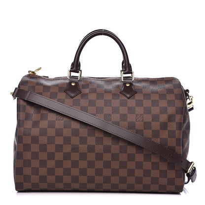 Louis Vuitton Damier Ebene Speedy Bandouliere 35 1 of 12