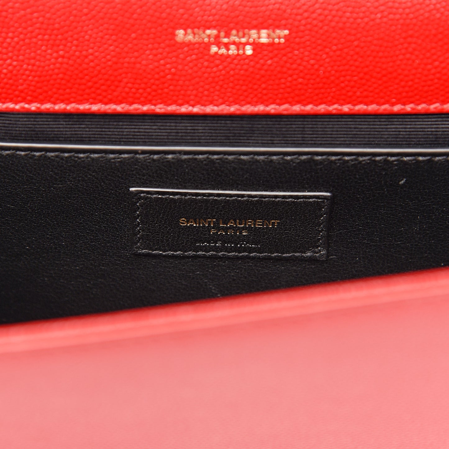 Grain De Poudre Medium Monogram Kate Satchel Red