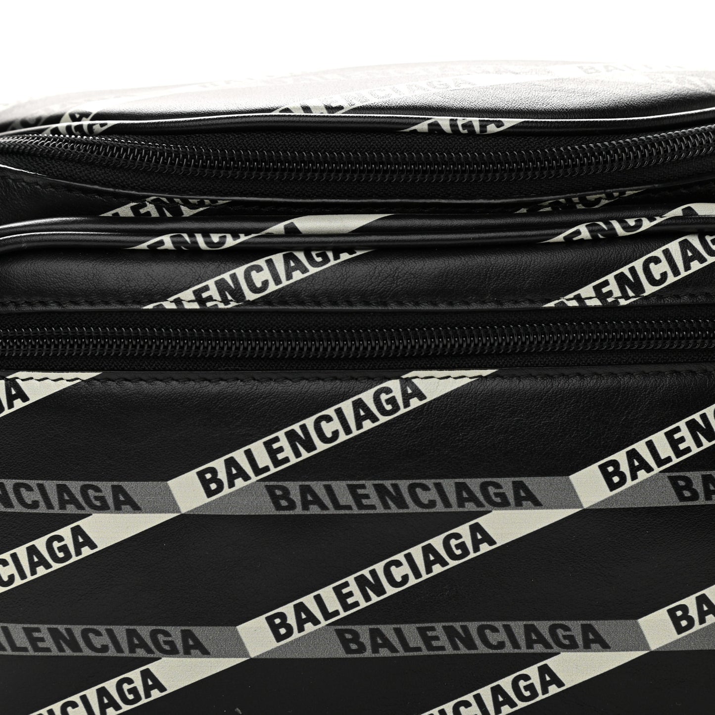 Smooth Calfskin Losange Monogram Explorer Belt Bag Black Grey