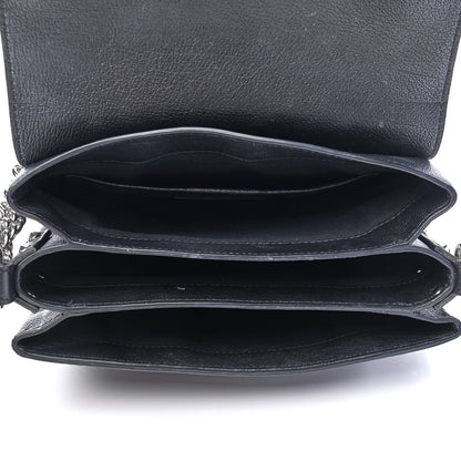 Alexander McQueen Grained Calfskin Twin Skull Crossbody Black 5 of 9