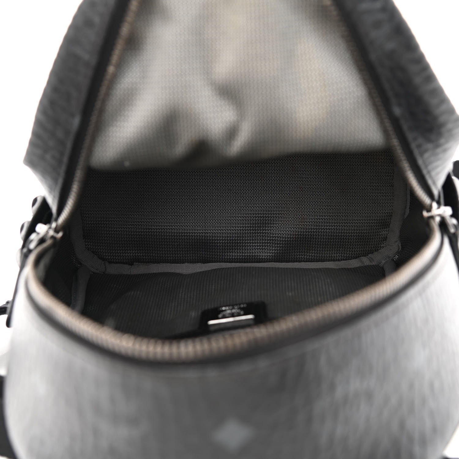 MCM Visetos Side Stud Mini Stark Backpack Black 5 of 10