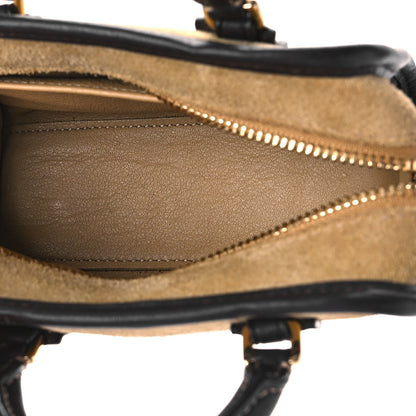 Loewe Suede Calfskin Amazona Nano Gold Brown 4 of 8