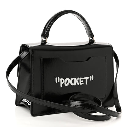 Off-White Calfskin Salary Jitney 1.4 Shoulder Bag Black 3 of 10