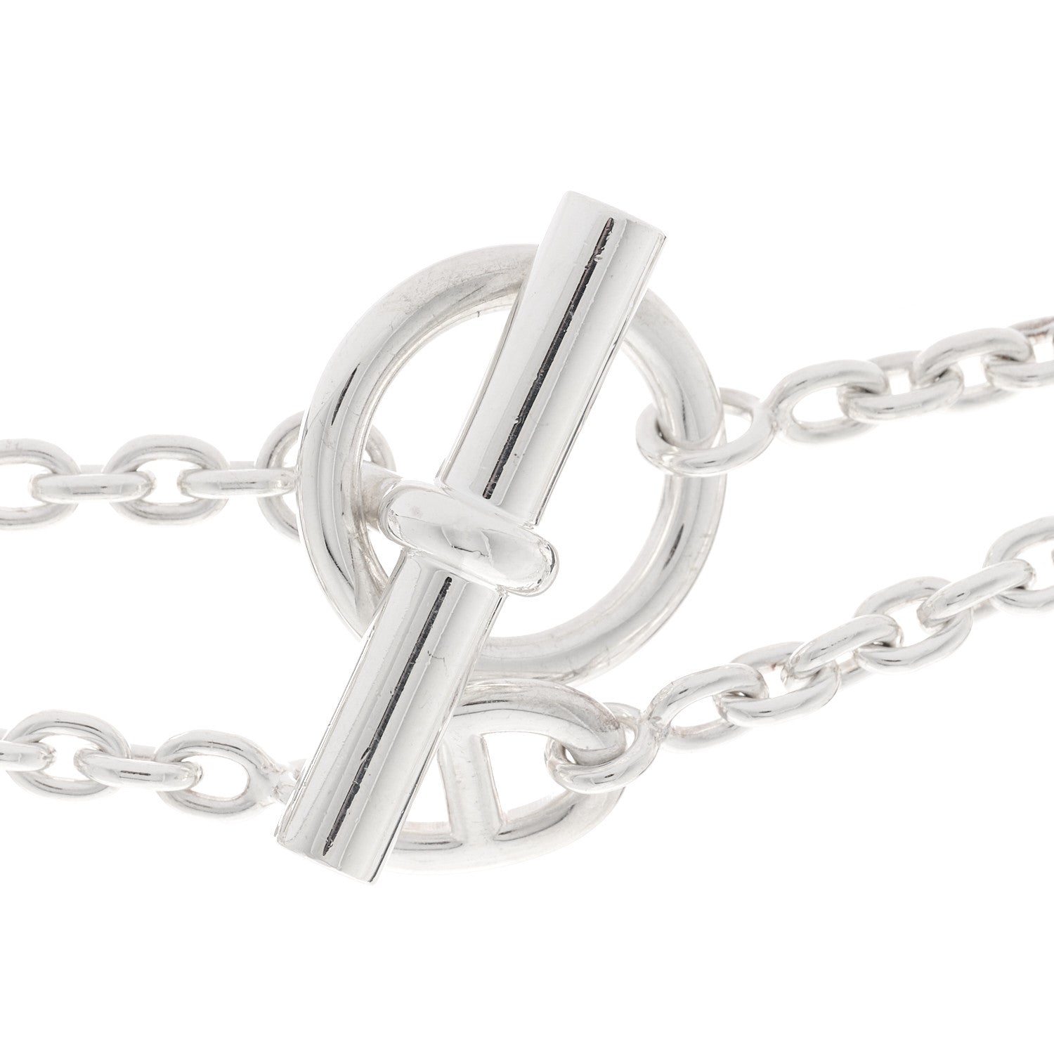 Hermes Sterling Silver Farandole Necklace 120 4 of 6