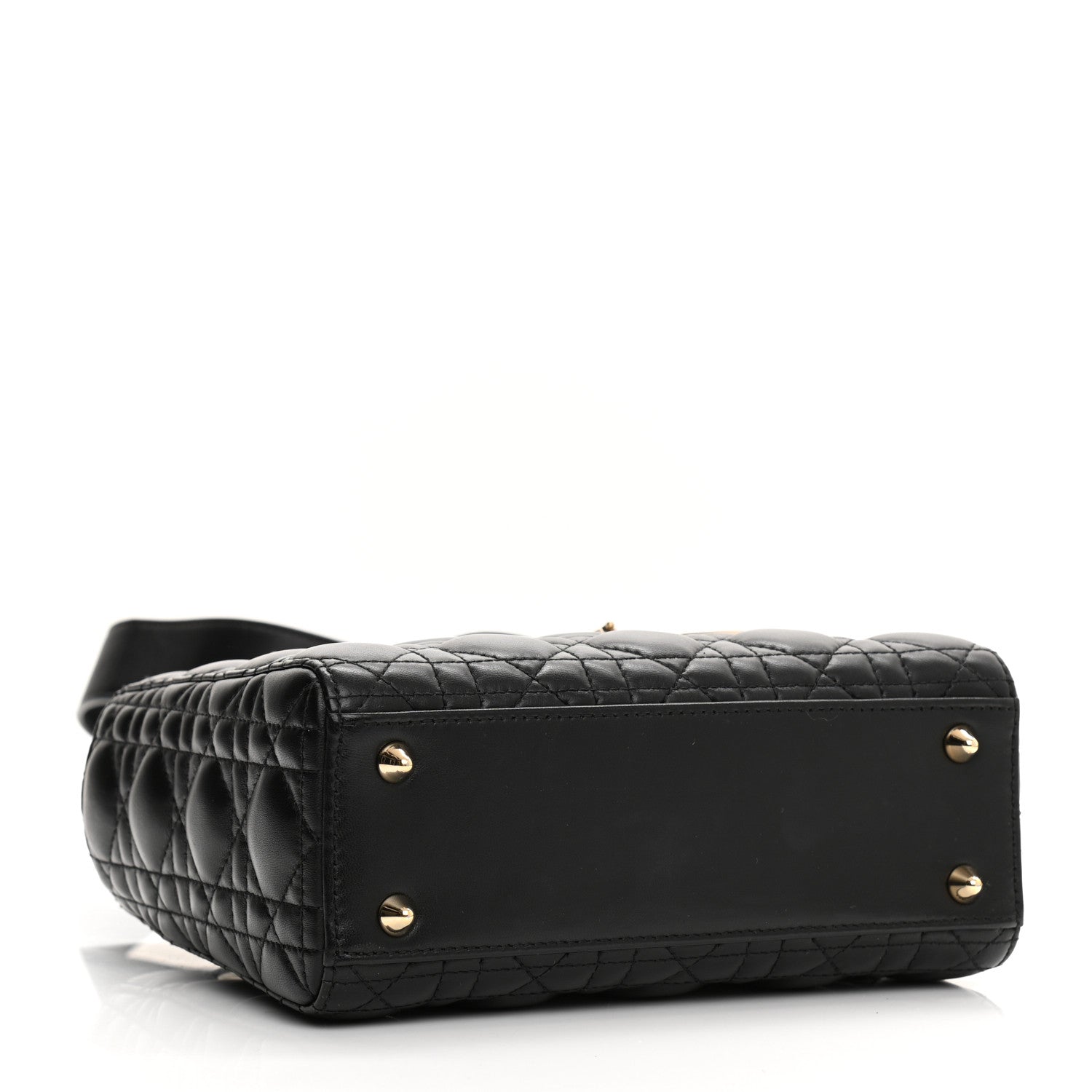 Christian Dior Lambskin Cannage Small My ABCDior Lady Dior Black 4 of 11