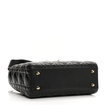 Christian Dior Lambskin Cannage Small My ABCDior Lady Dior Black 4 of 11