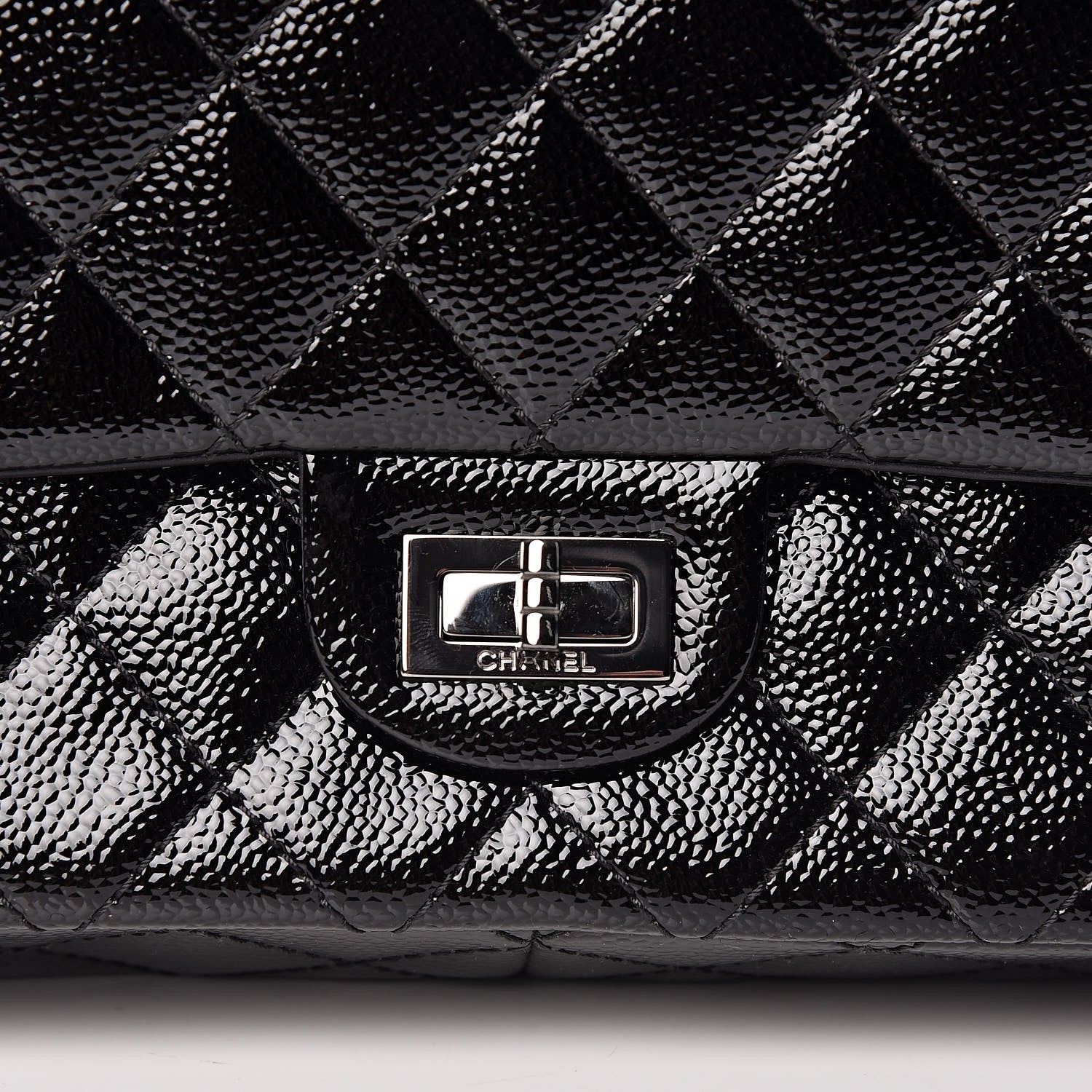 Chanel Patent Caviar Quilted 2.55 Reissue 226 Flap Black 10 of 11