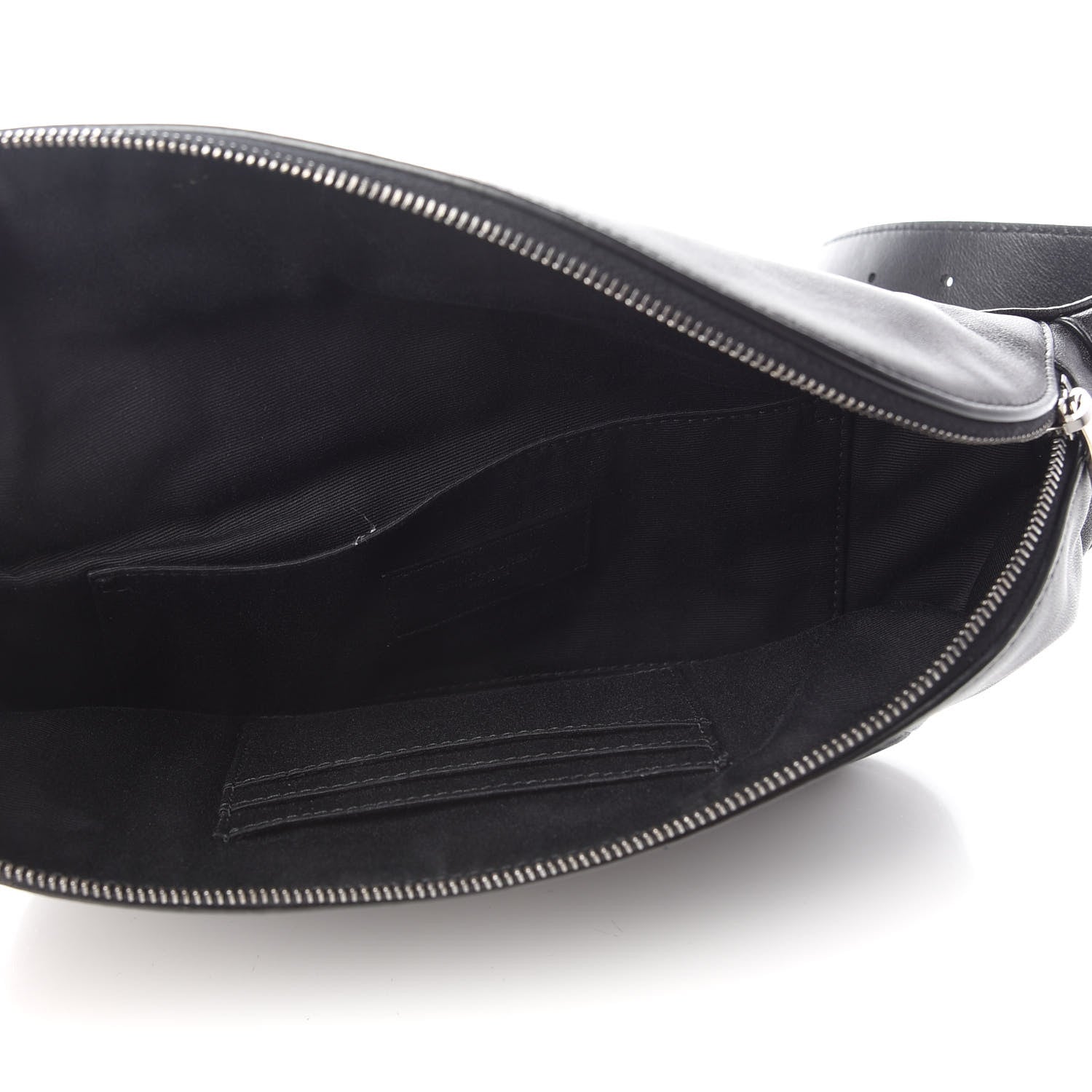 Saint Laurent Grain De Poudre Monogram Belt Bag Black 5 of 9