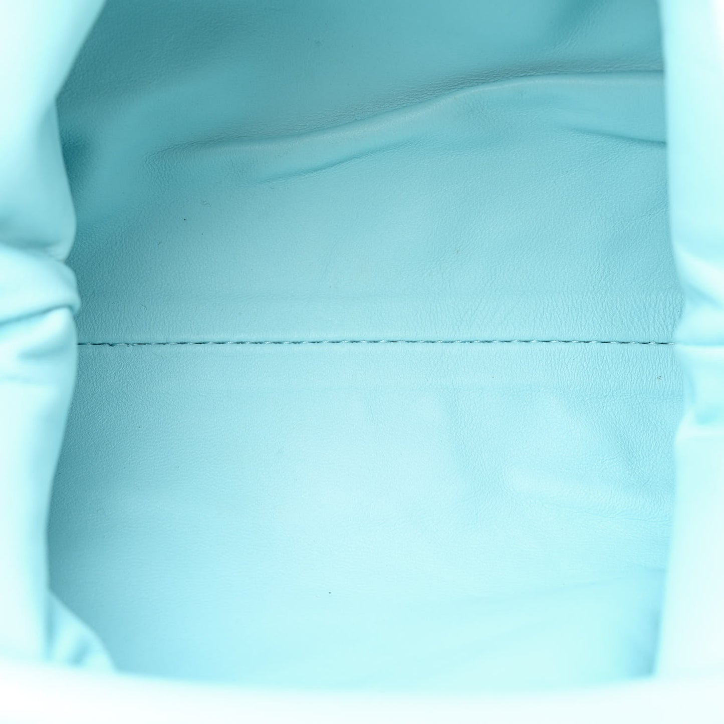 Nappa Intrecciato The Mini Pouch Topazio Silver