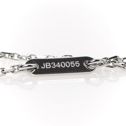 Van Cleef & Arpels 18K White Gold Turquoise Sweet Alhambra Butterfly Bracelet 6 of 6