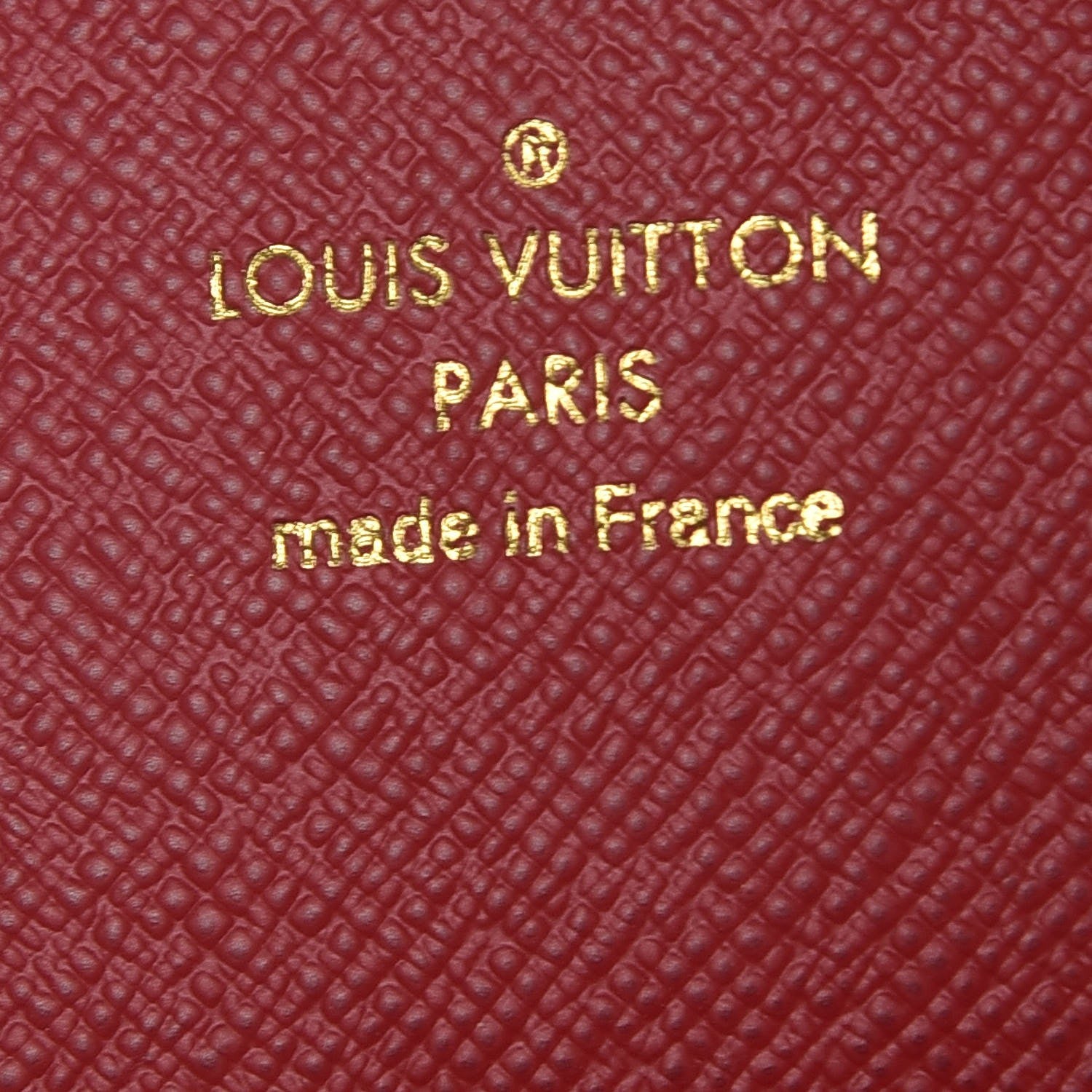 Louis Vuitton Damier Ebene Josephine Wallet Red 6 of 9