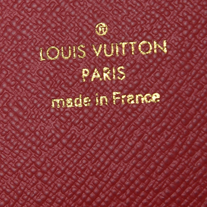 Louis Vuitton Damier Ebene Josephine Wallet Red 6 of 9