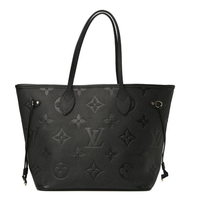 Louis Vuitton Empreinte Monogram Giant Neverfull MM Black 1 of 9