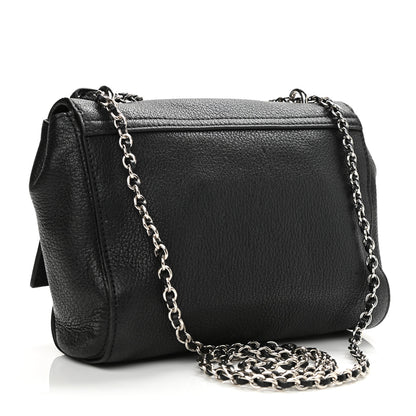 Mulberry Glossy Goatskin Small Lily Flap Black 3 of 11