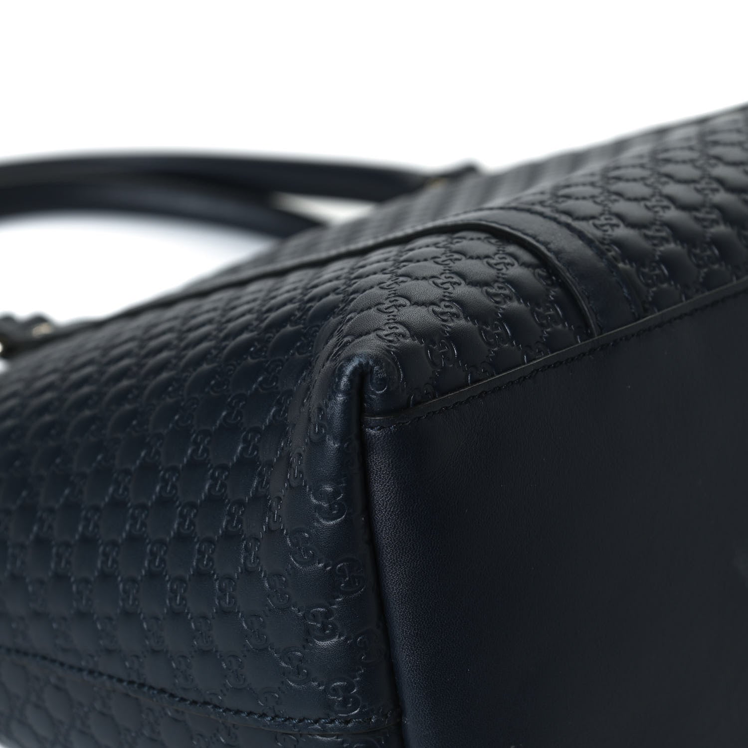 Gucci Soft Microguccissima Dome Satchel Navy 10 of 14