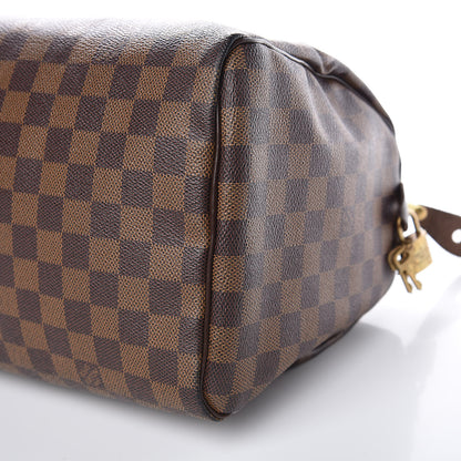 Louis Vuitton Damier Ebene Speedy 30 9 of 12