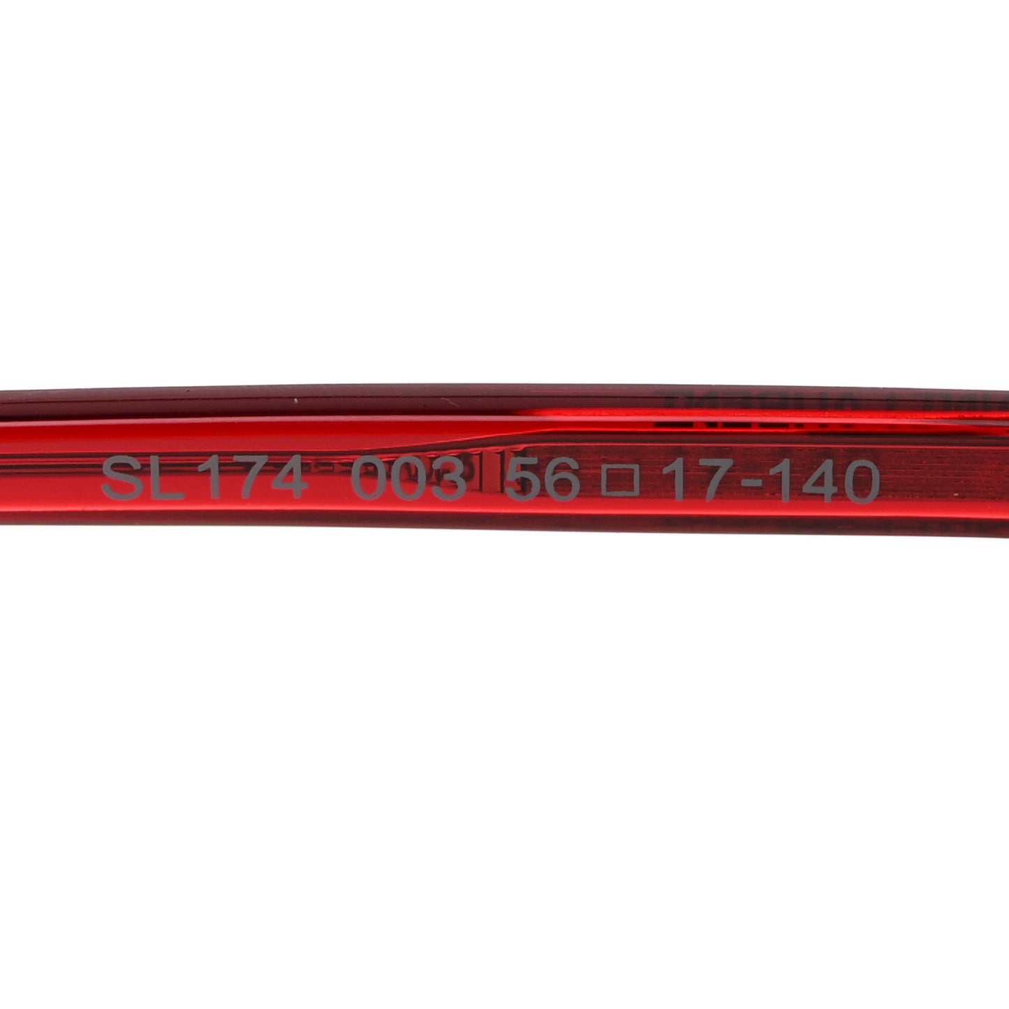 Acetate Square Sunglasses Red