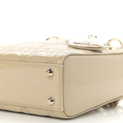 Christian Dior Patent Cannage Mini Lady Dior Beige 10 of 10