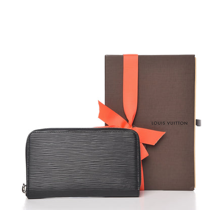 Louis Vuitton Epi Zippy Compact Wallet Black 7 of 7