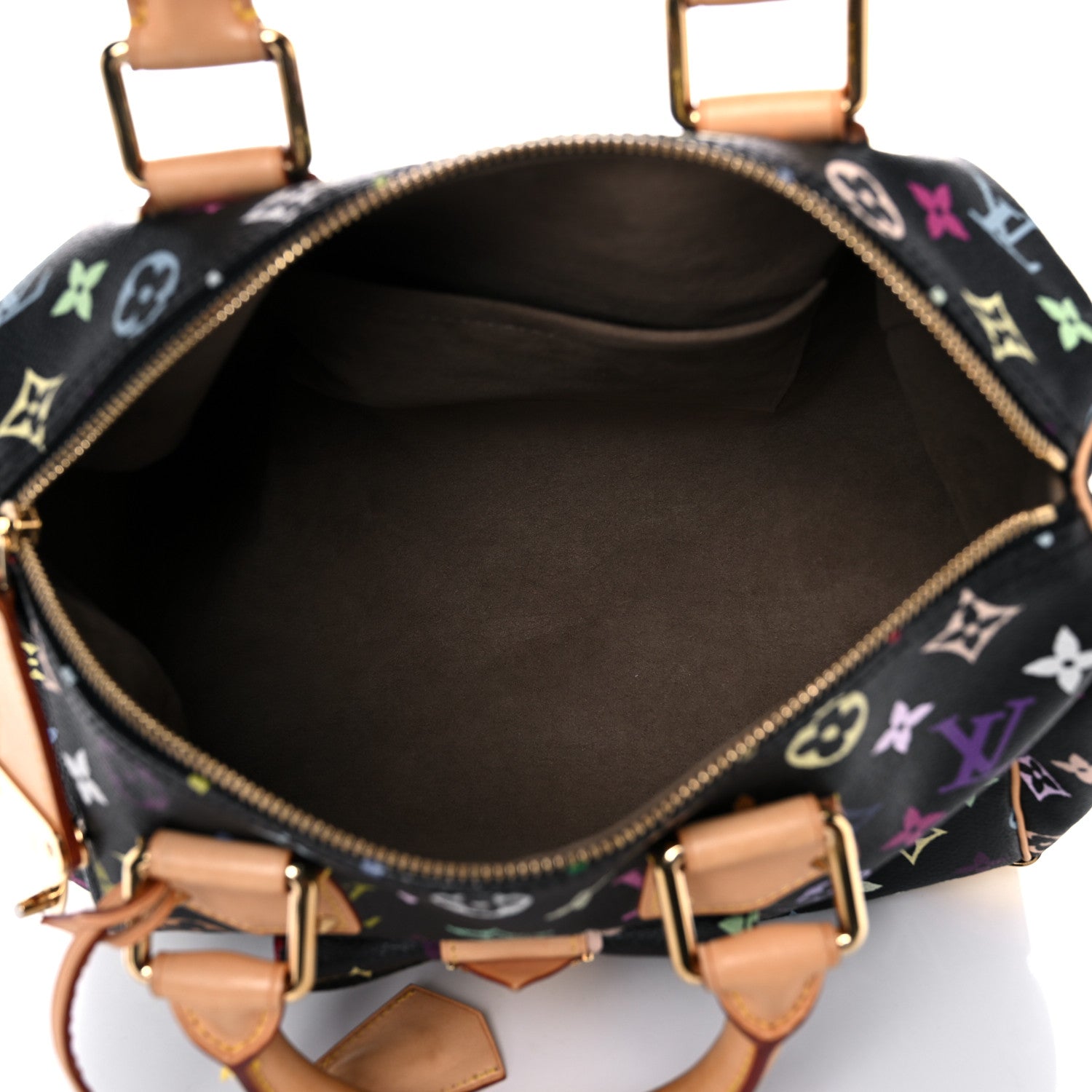 Louis Vuitton Monogram Multicolor Speedy 30 Black 4 of 21