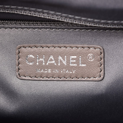 Chanel Caviar Quilted XL Grand Shopping Tote GST Dark Navy Blue 6 of 8