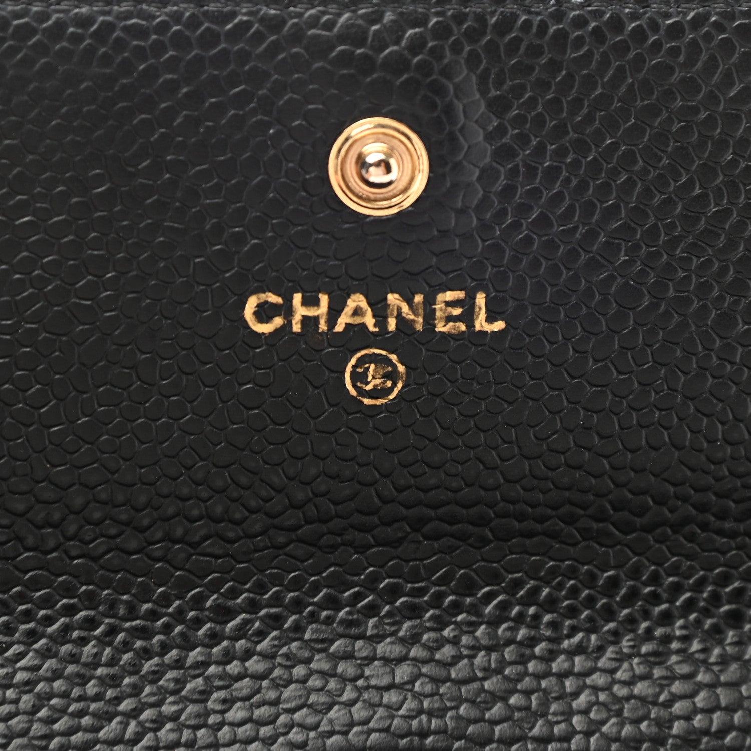 Chanel Caviar Quilted Large Gusset Flap Wallet Black 6 of 14