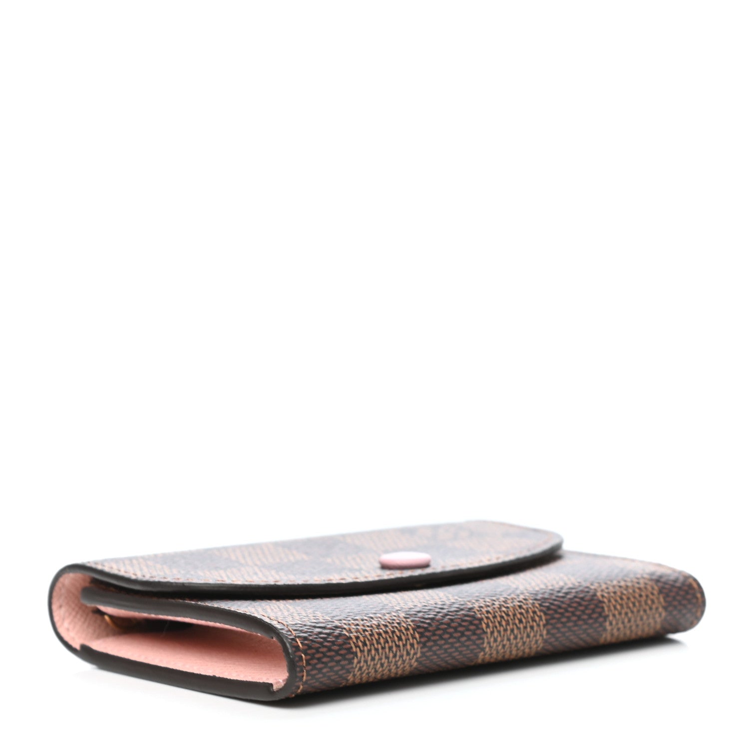 Louis Vuitton Damier Ebene Rosalie Coin Purse Rose Ballerine 4 of 8