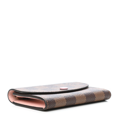 Louis Vuitton Damier Ebene Rosalie Coin Purse Rose Ballerine 4 of 8