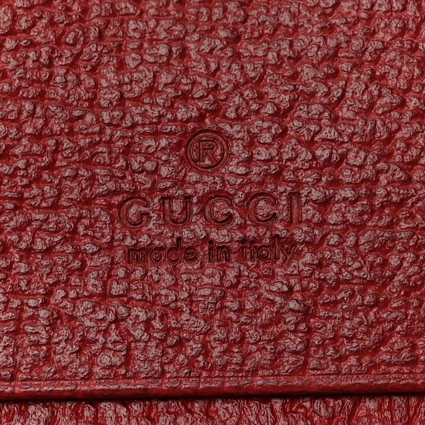 GG Supreme Monogram Flora Web Ophidia Card Case Red