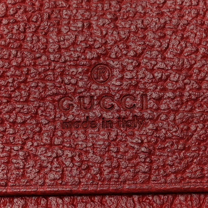 Gucci GG Supreme Monogram Flora Web Ophidia Card Case Red 6 of 8