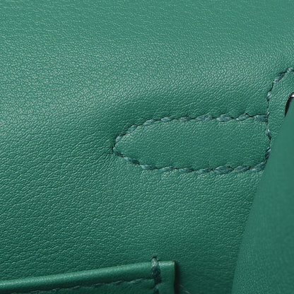 Hermes Swift Kelly Pochette Clutch Vert Vertigo 22 of 28