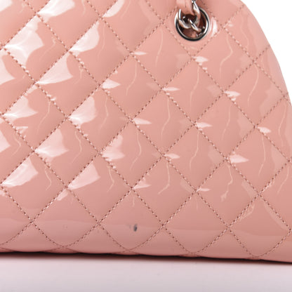 Chanel Patent Quilted Medium Just Mademoiselle Pink 13 of 14