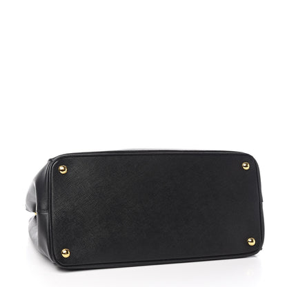 Prada Saffiano Large Galleria Double Zip Tote Black 4 of 9