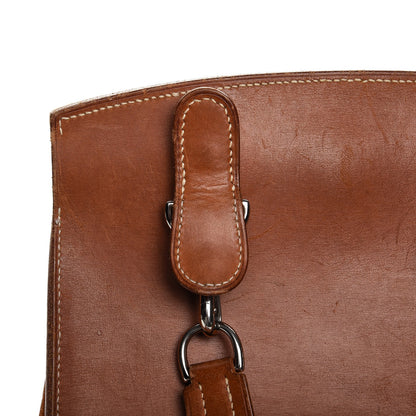 Hermes Barenia Sacoche Pour Selle Backpack Fauve 13 of 21