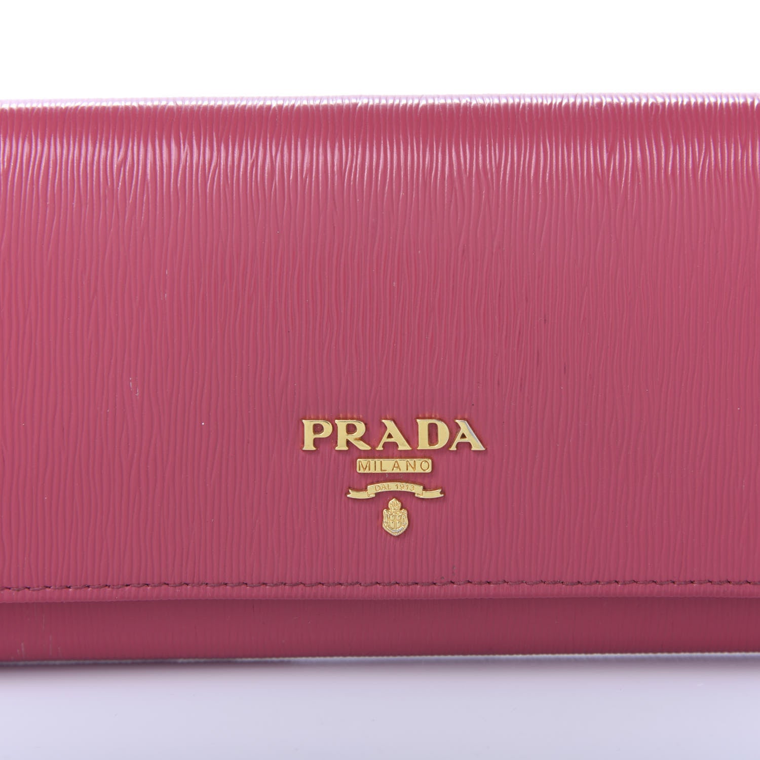 Prada Vitello Move Continental Flap Wallet Peonia 10 of 12