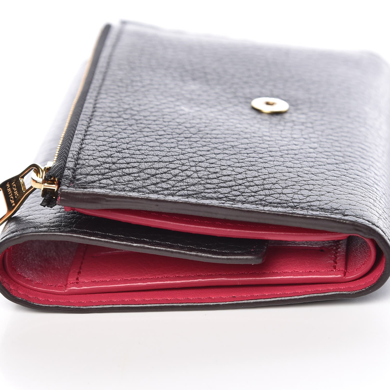Louis Vuitton Taurillon Capucines Compact Wallet Black 9 of 16