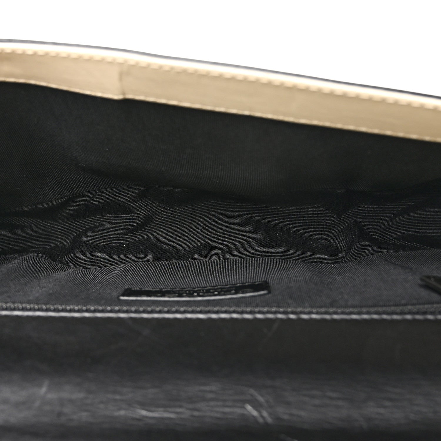 Chanel Glazed Calfskin Medium Boy Flap Black White 5 of 11