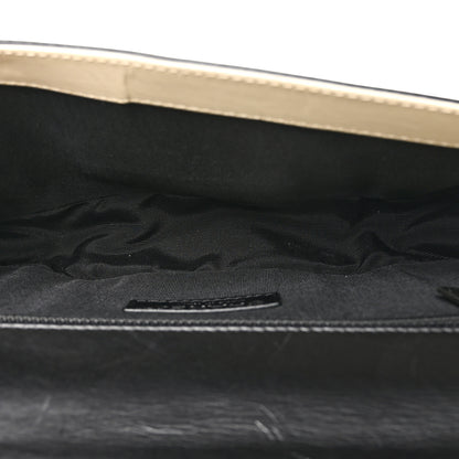 Chanel Glazed Calfskin Medium Boy Flap Black White 5 of 11
