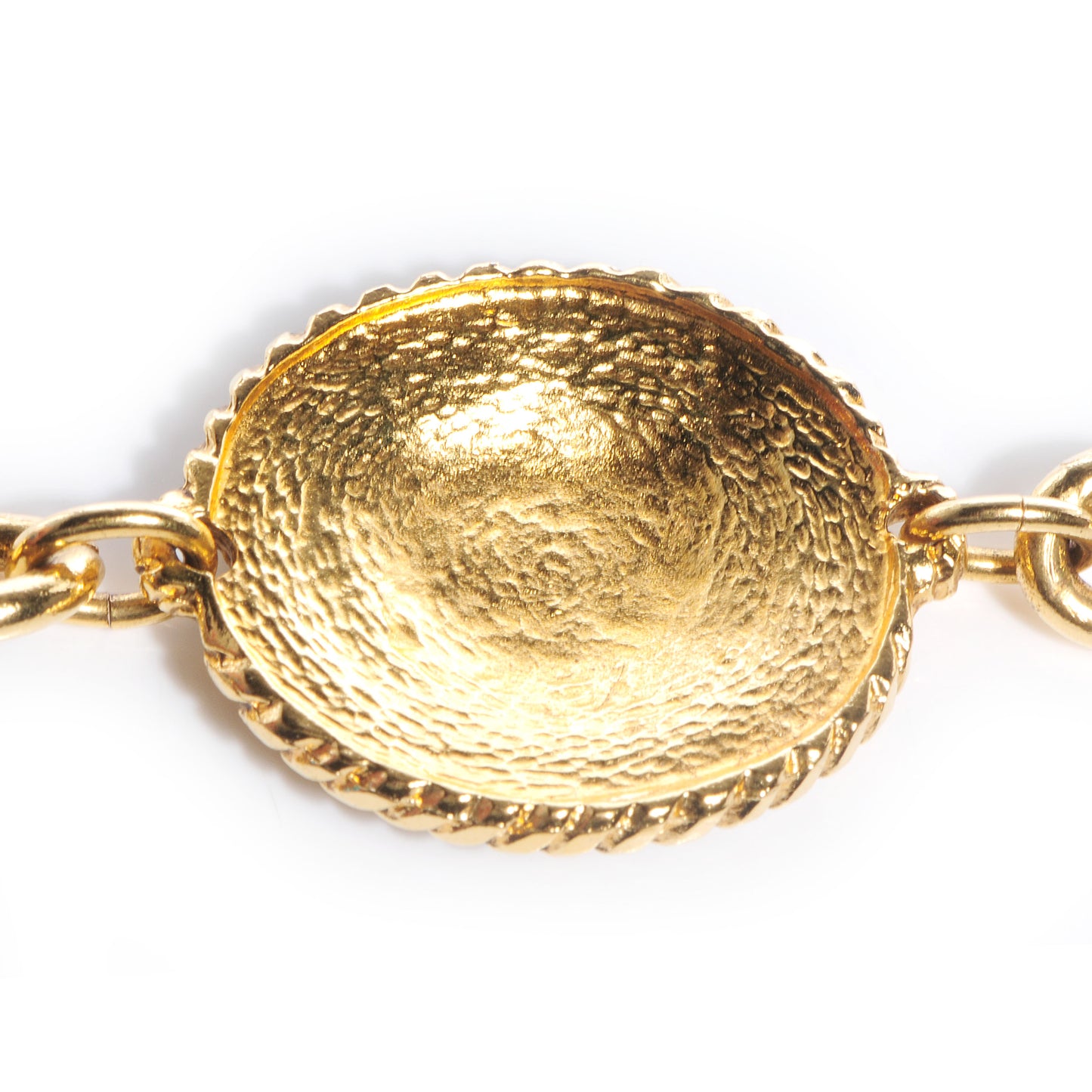 Chain Medallion Belt Gold