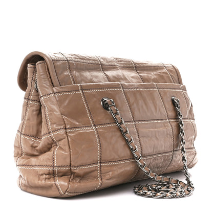 Prada Nappa Antique Stitched Flap Cammeo 3 of 14
