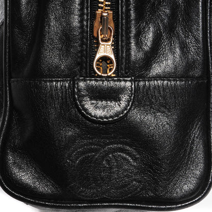 Chanel Lambskin Diamond Stitch Cosmetic Case Black 9 of 9