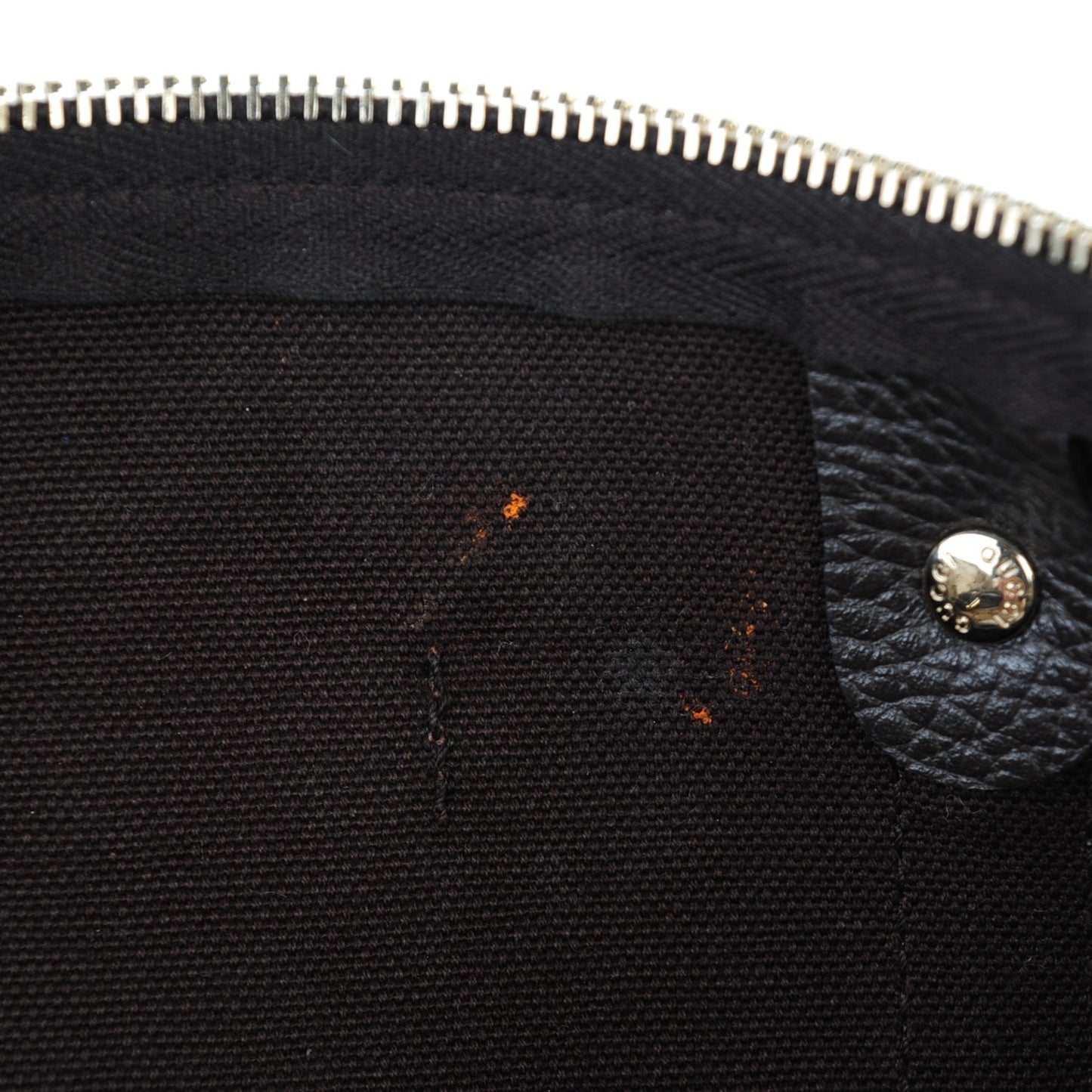 Crystal Monogram Medium Joy Boston Dark Brown