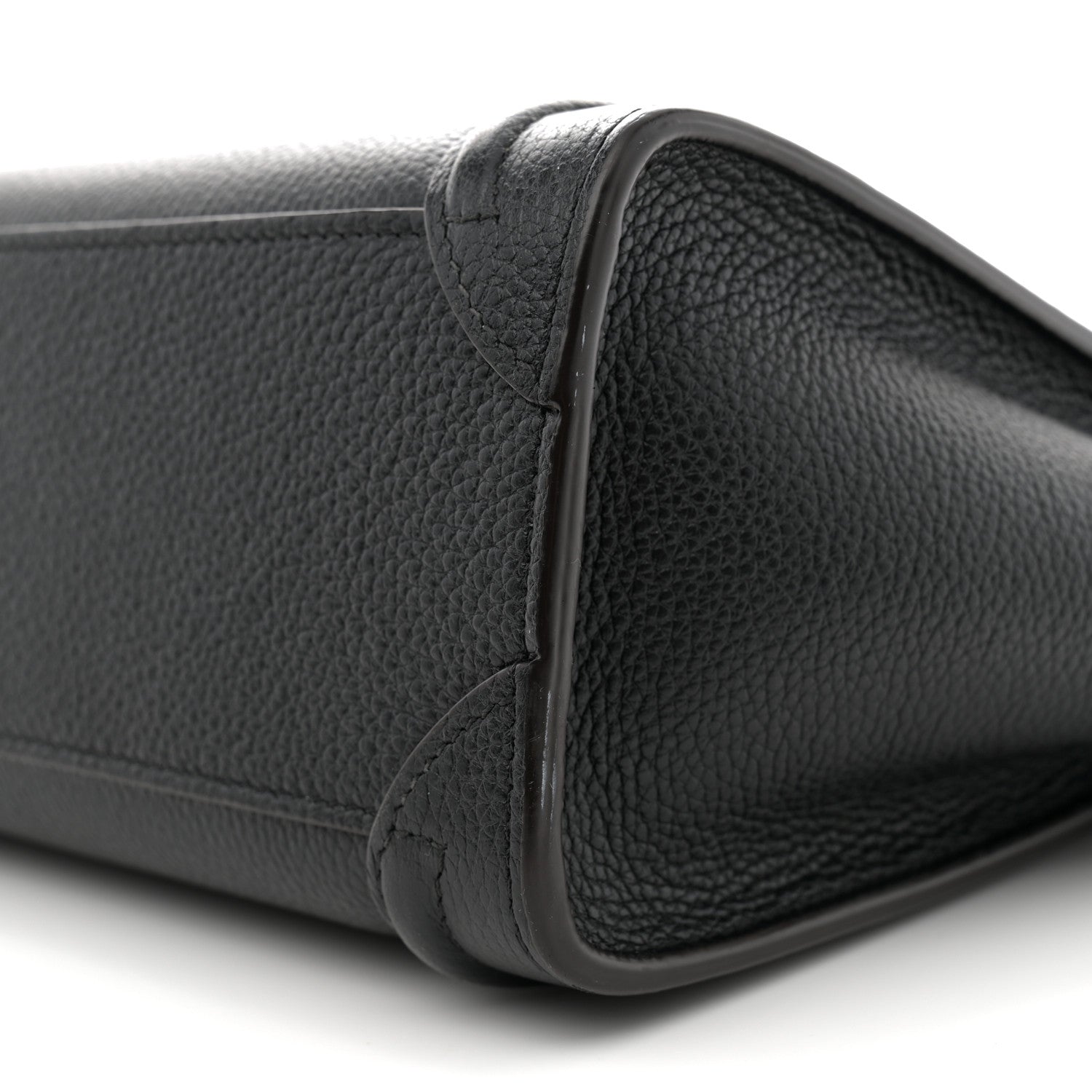Celine Drummed Calfskin Nano Luggage Black 10 of 13