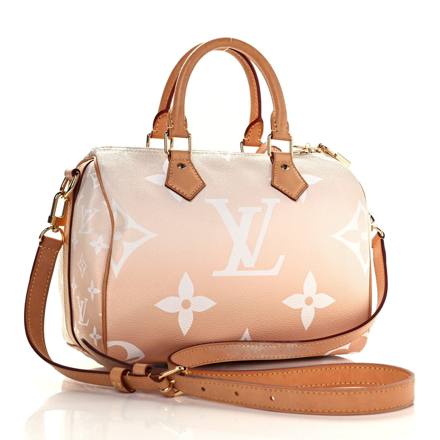 Louis Vuitton Monogram Giant By The Pool Speedy Bandouliere 25 Brume 3 of 10