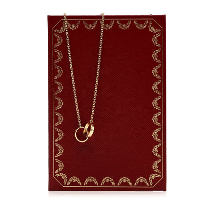 Cartier 18K Yellow Gold Interlocking LOVE Necklace 6 of 6