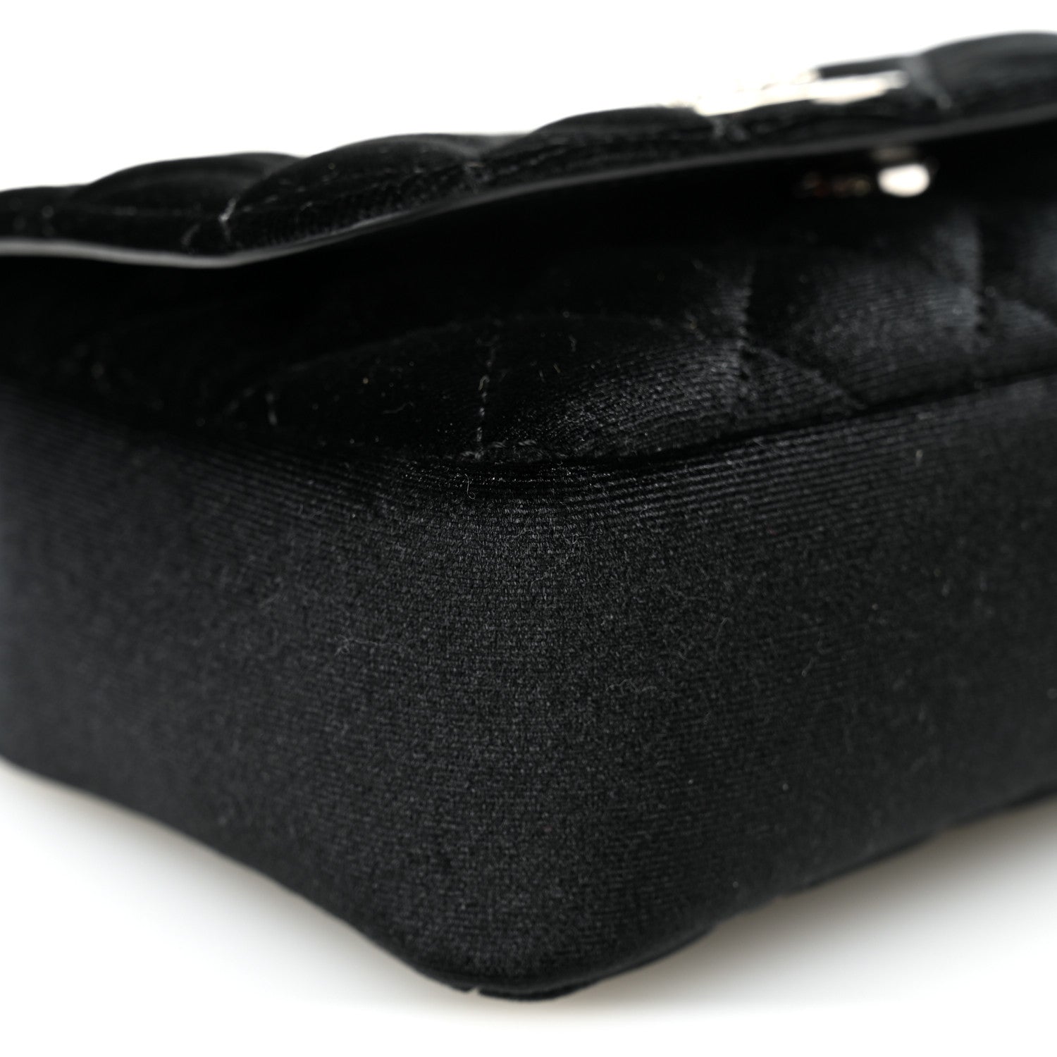 Versace Velvet Quilted Medusa Chain Crossbody Black 8 of 10