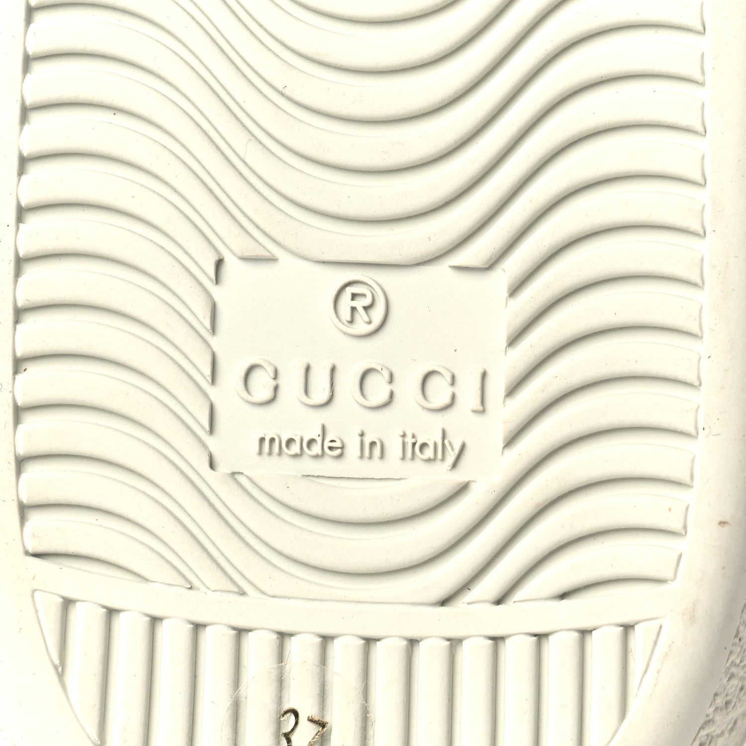 Gucci Calfskin Velvet Womens Bow Ace Sneakers 37 White 7 of 8