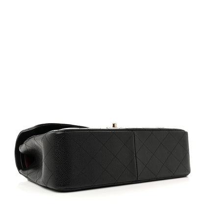 Chanel Caviar Quilted Jumbo Double Flap Black 4 of 12