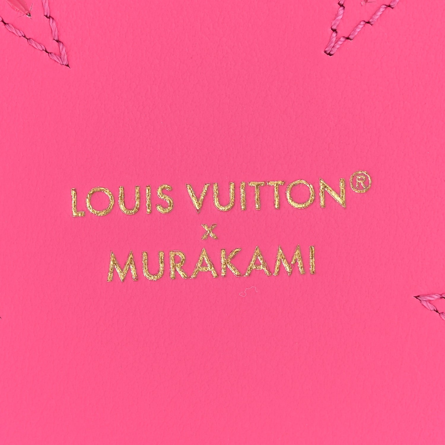 Louis Vuitton LV X TM Faux Fur Cherry Blossom Bag Charm Pink