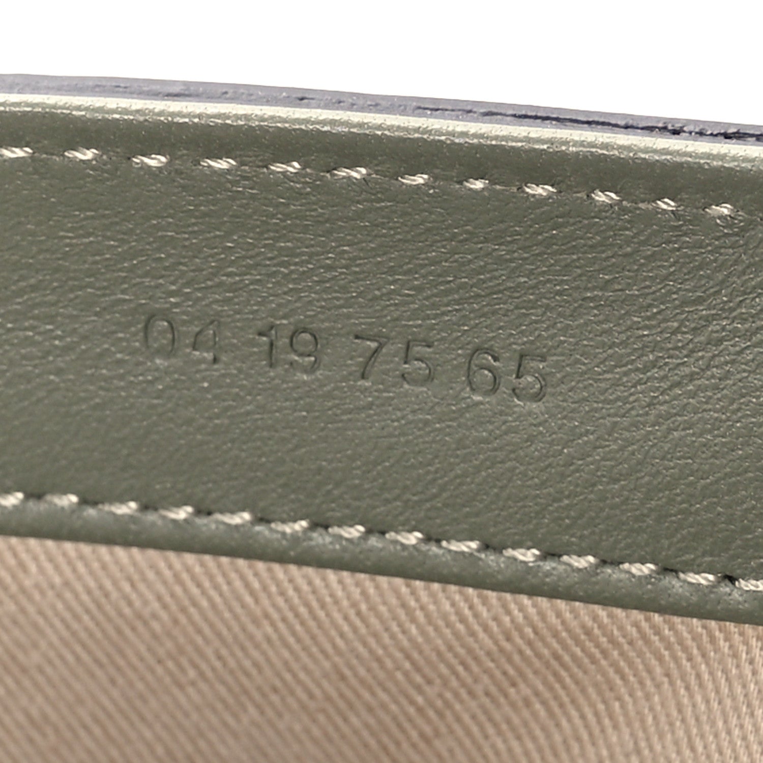 Chloe Calfskin Crocodile Embossed Mini C Double Carry Misty Forest 7 of 10